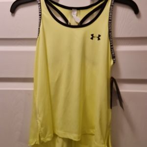 Youth M Neon Under Armour Tank NWT